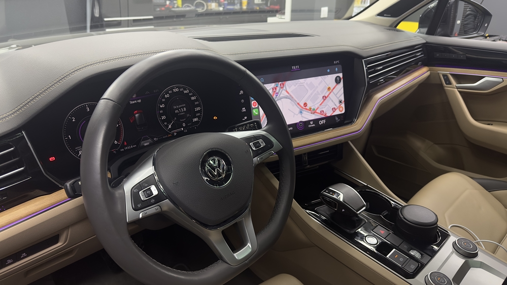 Montare 16 - VW Touareg CR 2020 Activare Carplay / Android Auto Full Screen Apple Carplay Wireless