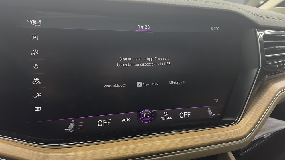 Montare 15 - VW Touareg CR 2020 Activare Carplay / Android Auto Full Screen Apple Carplay Wireless