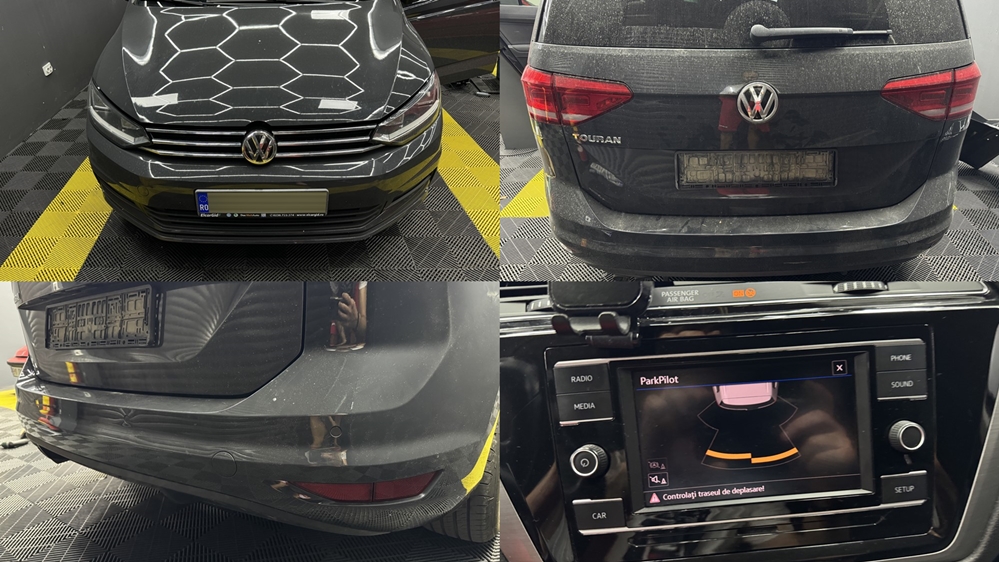 Poza - VW Touran 5TA 2016 Montaj Instalare Senzori Parcare Spate Originali Poza - VW Touran 5TA 2016 Montaj Instalare Senzori Parcare Spate Originali