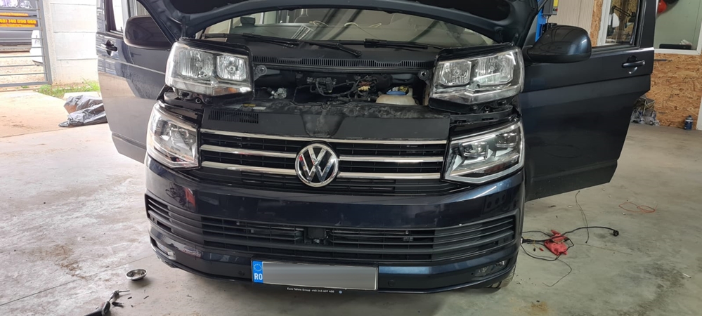 Montare 7 - VW T6 Caravelle 2019 Instalare Faruri LED Stopuri LED ACC Adaptive Cruise Control Webasto Camera Marsarier 