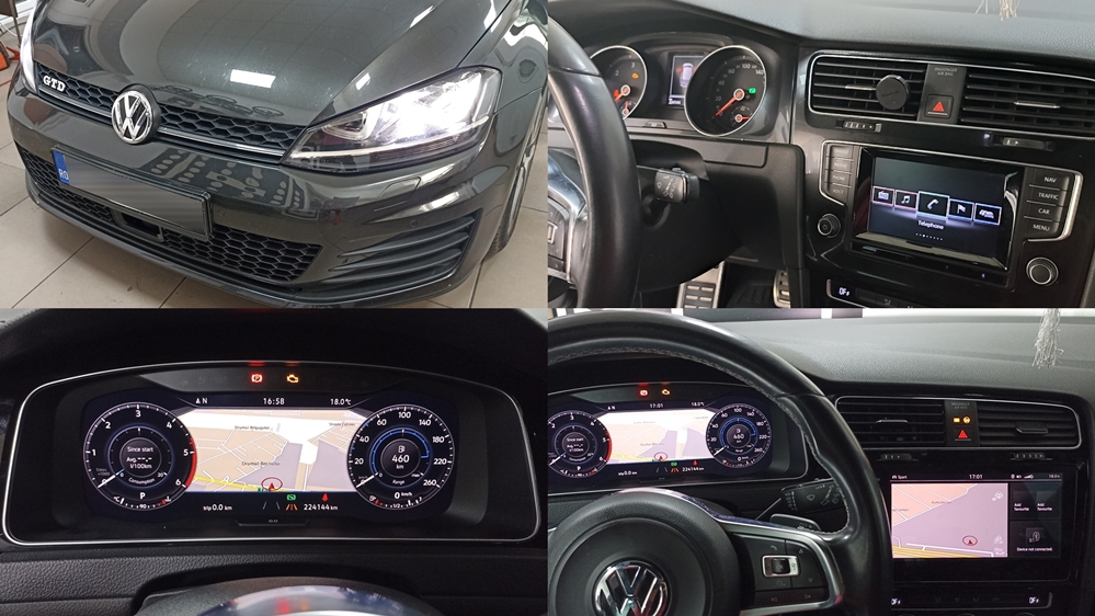 Elegantes Golf 7 Display Bilder