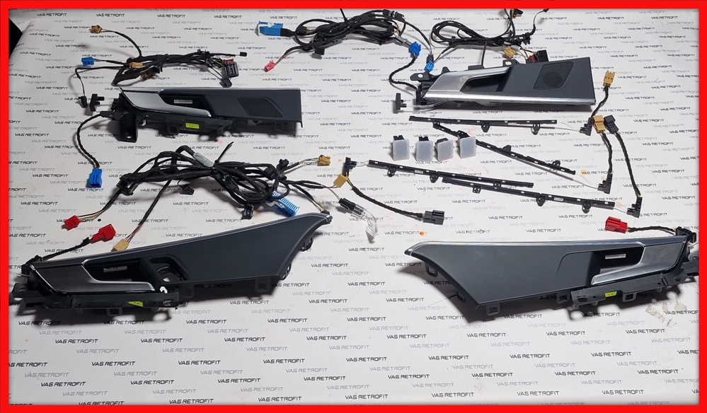 HIBEYO Custodia Portachiavi Auto In Pelle Per Audi - Protezione Antiurto, Lega Di Zinco, Per A4 A5 A6 A7 Q5 Q7 TT (Nero)